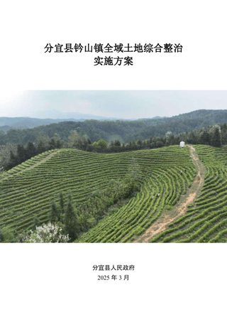 分宜县钤山镇全域土地综合整治实施方案
