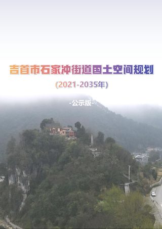 吉首市石家冲街道国土空间规划（2021-2035年）