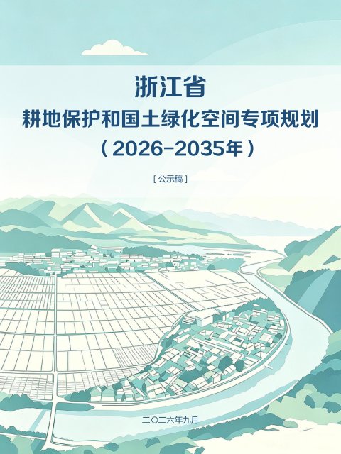 浙江省耕地保护和国土绿化空间专项规划(公示稿)