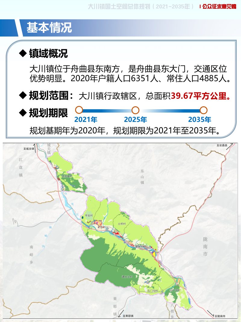 舟曲县大川镇国土空间总体规划（2021-2035年）第3页