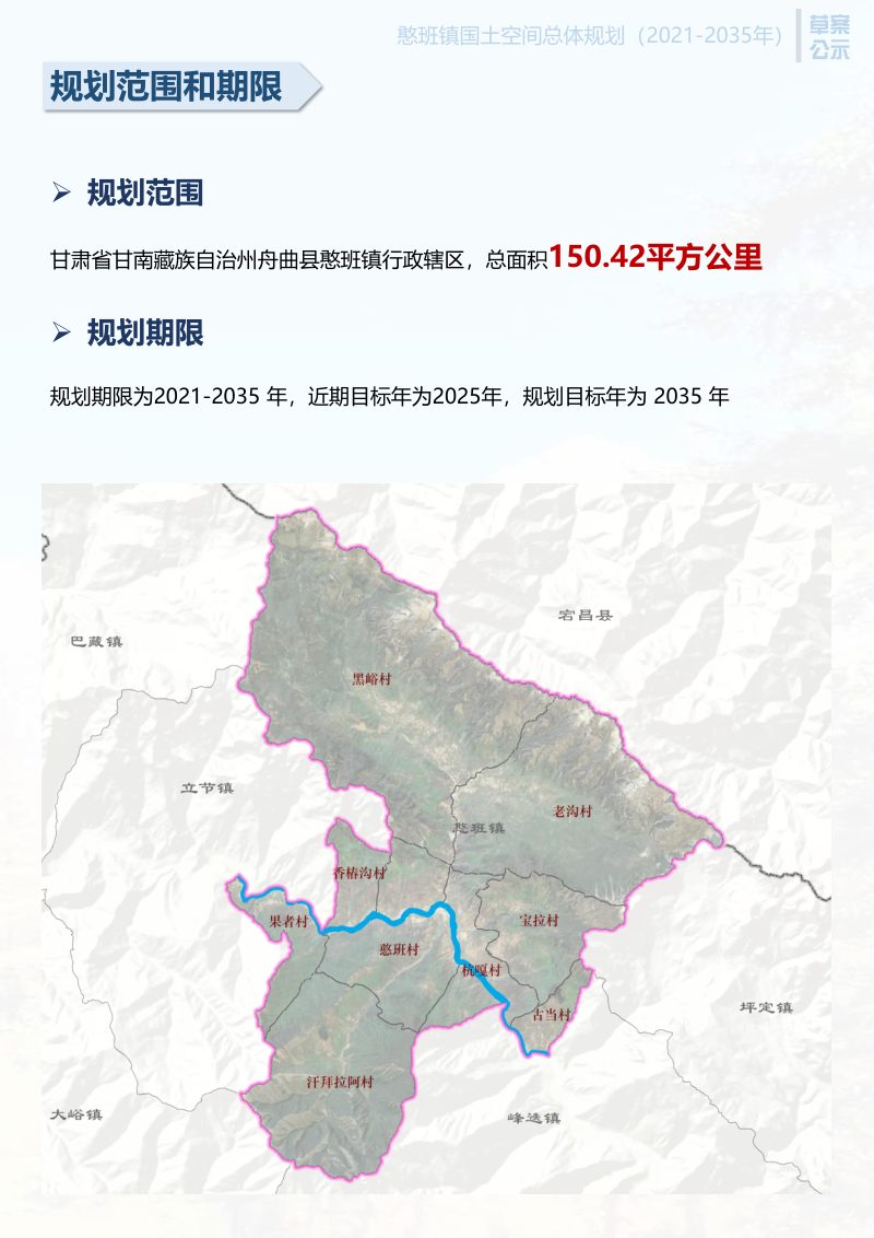 舟曲县憨班镇国土空间总体规划（2021-2035年）第3页