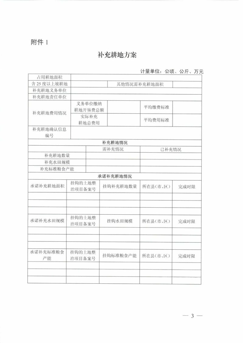 自然资源部办公厅《关于在用地审查报批中按管理新方式落实耕地占补平衡的通知》自然资办发〔2018〕8号第3页