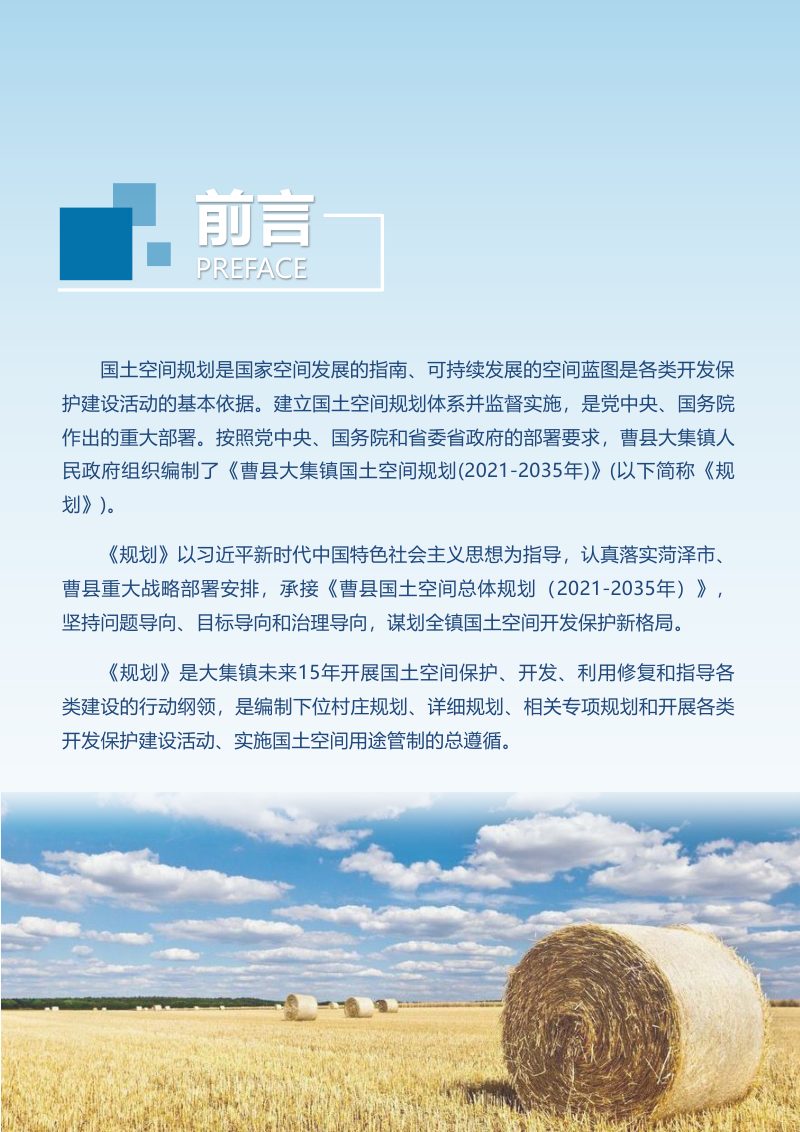 曹县大集镇国土空间规划(2021-2035年)第2页