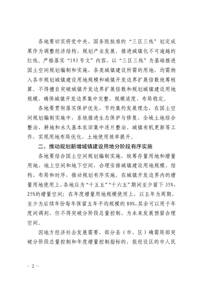 山西省自然资源厅《关于加强城镇开发边界管理工作的通知》晋自然资发〔2024〕22 号第2页