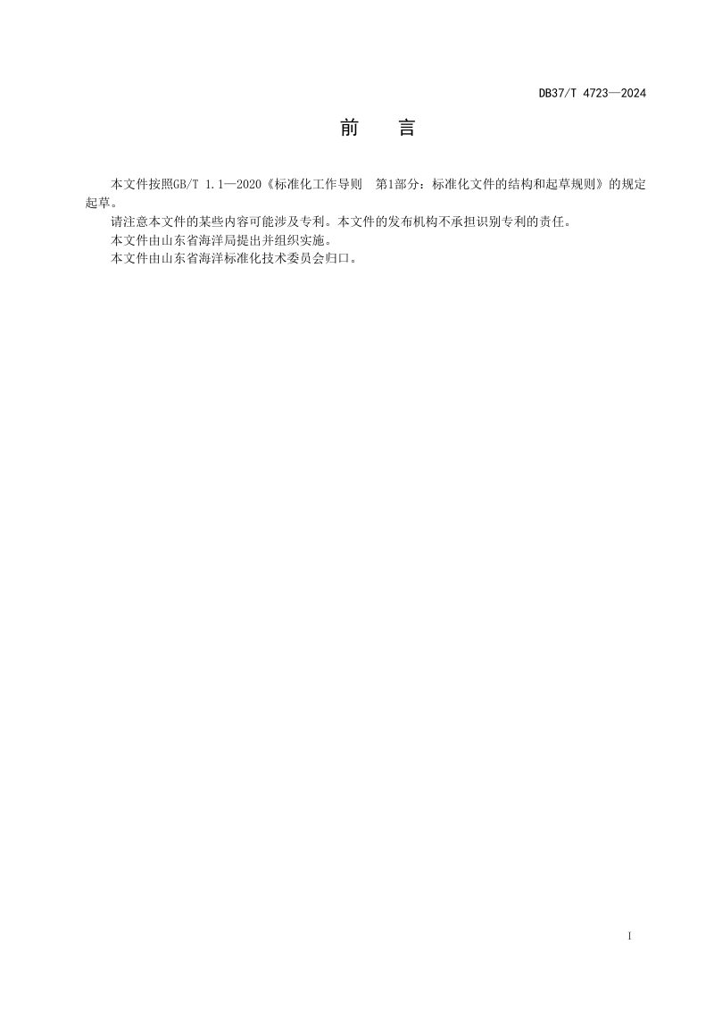 山东省《冲淤堆积岛监测指南》DB37/T 4723-2024第2页