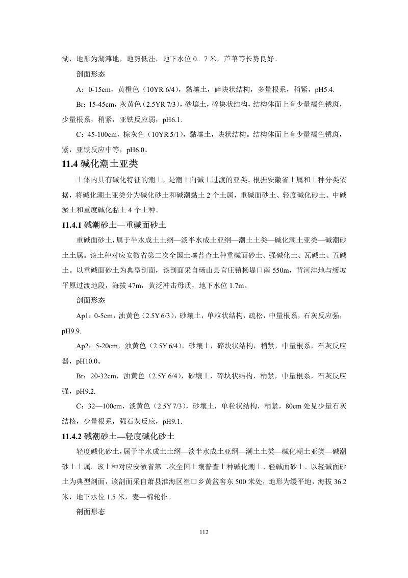 安徽省第三次全国土壤普查暂行土壤分类系统（试行）第125页