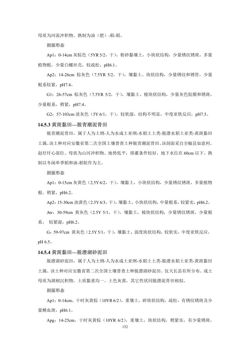 安徽省第三次全国土壤普查暂行土壤分类系统（试行）第165页
