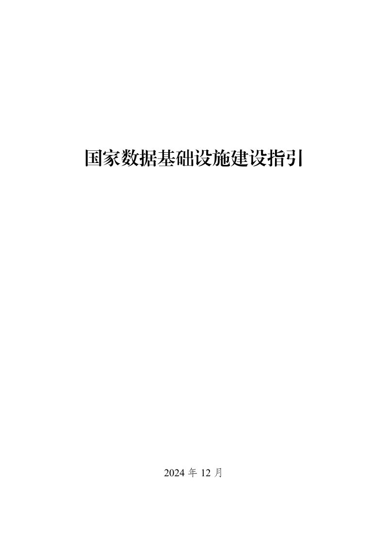 国家数据基础设施建设指引第1页