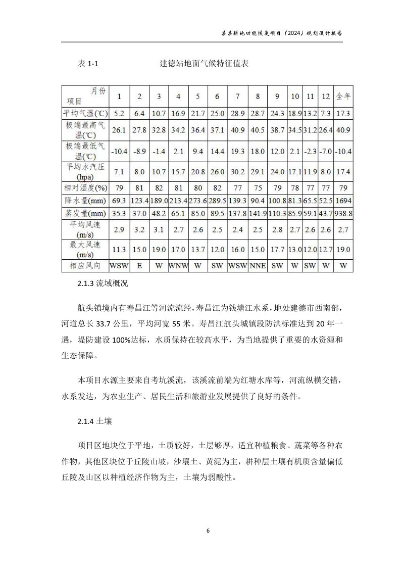 村庄耕地功能恢复项目规划设计报告第11页
