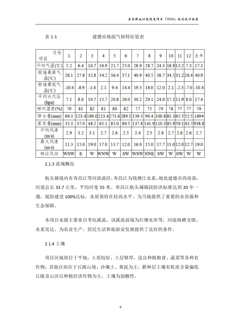 村庄耕地功能恢复项目规划设计报告第11页