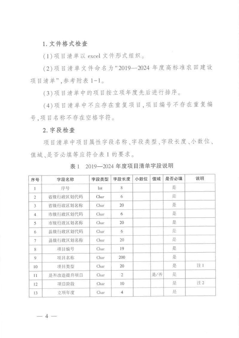 农业农村部《高标准农田建设底数核查相关技术规则的通知》第4页