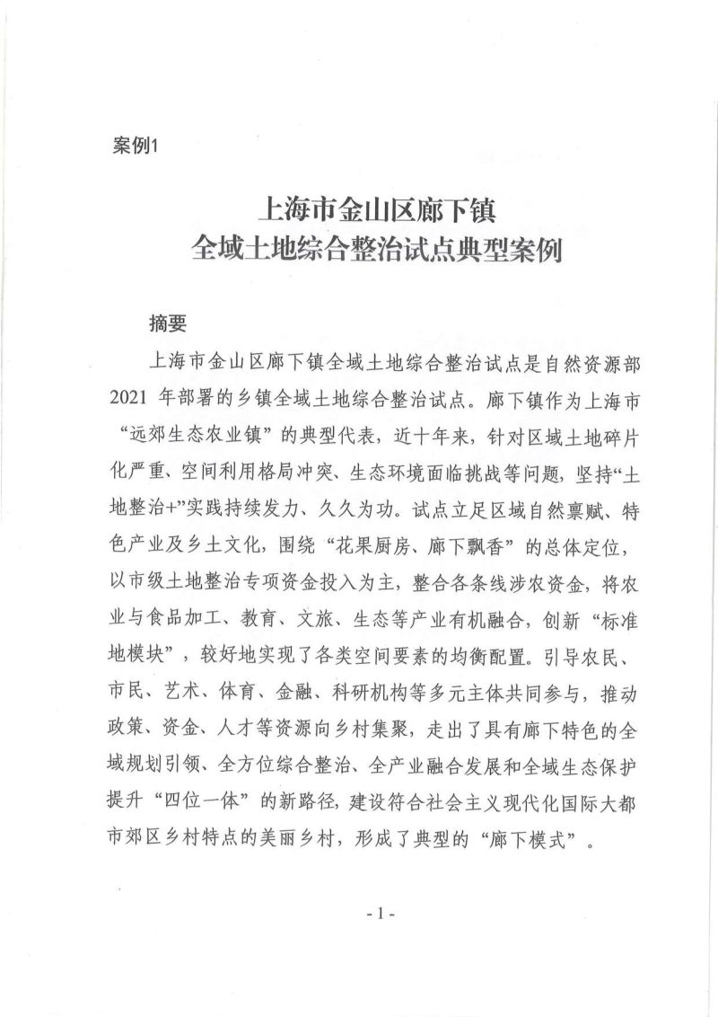 自然资源部《全域土地综合整治试点典型案例（第一批）》第3页
