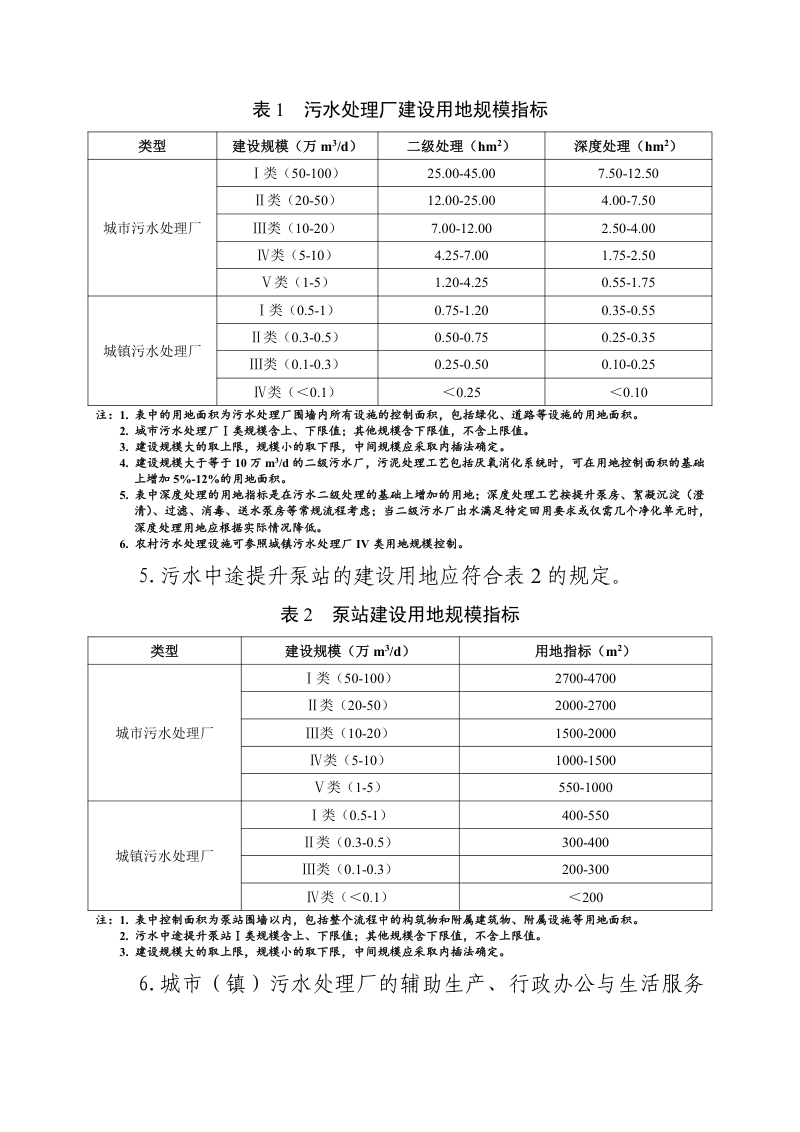 甘肃省生活污水处理设施建设用地标准第3页