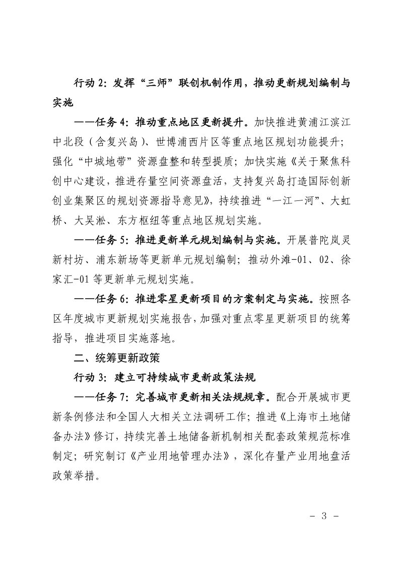 2026年上海市城市更新规划资源行动方案第3页