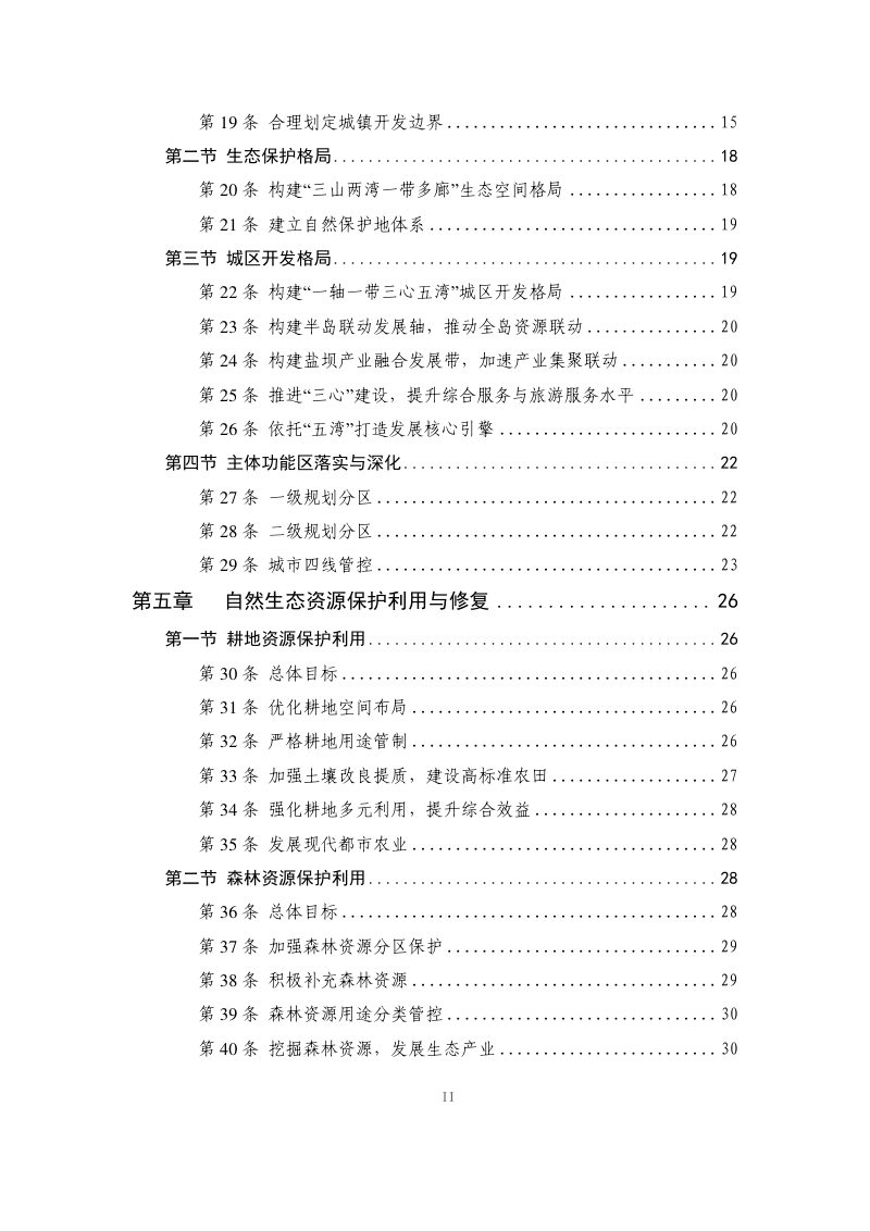 深圳市大鹏新区国土空间分区规划（2021—2035年）第3页