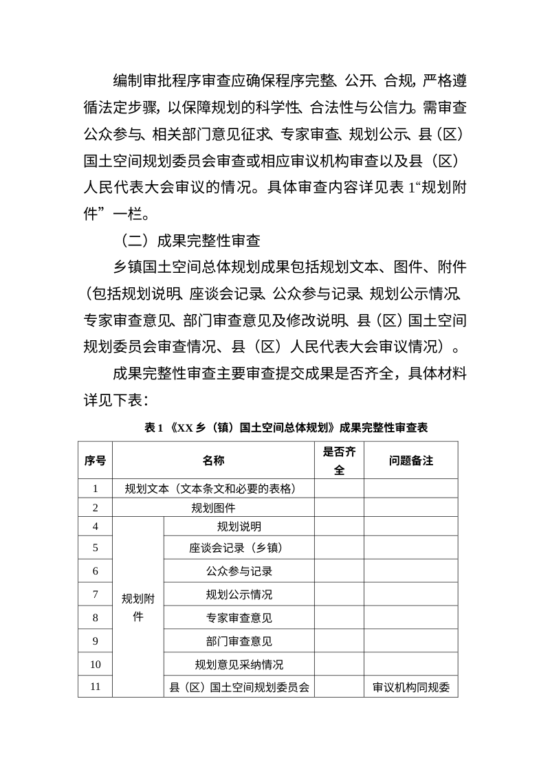 拉萨市乡镇国土空间总体规划审查要点第2页