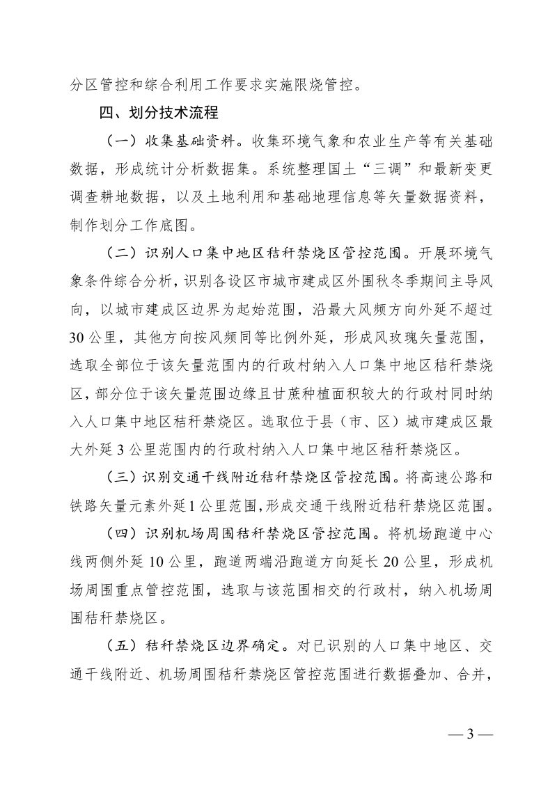 广西秸秆禁烧区划分技术指导规范（征求意见稿）第3页