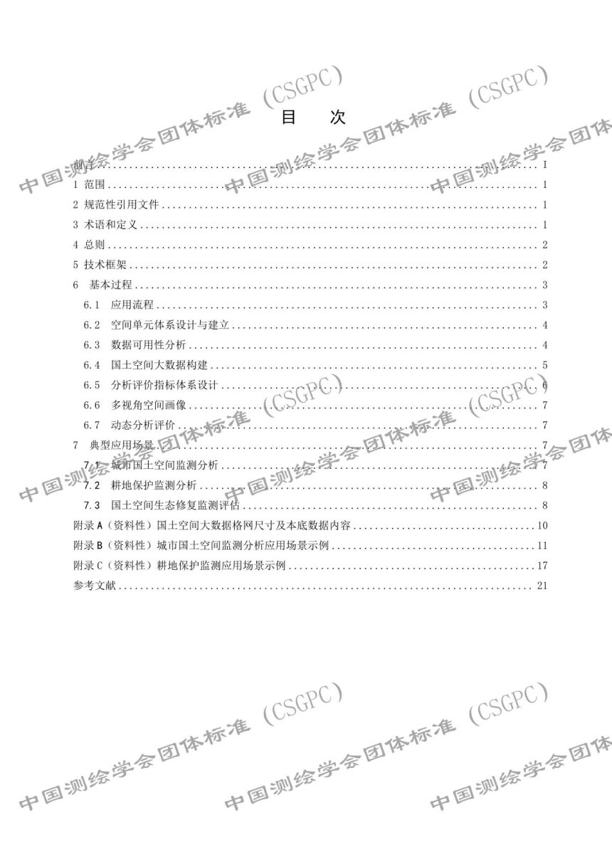 《国土空间大数据应用技术指南》T/CSGPC 88-2026第3页
