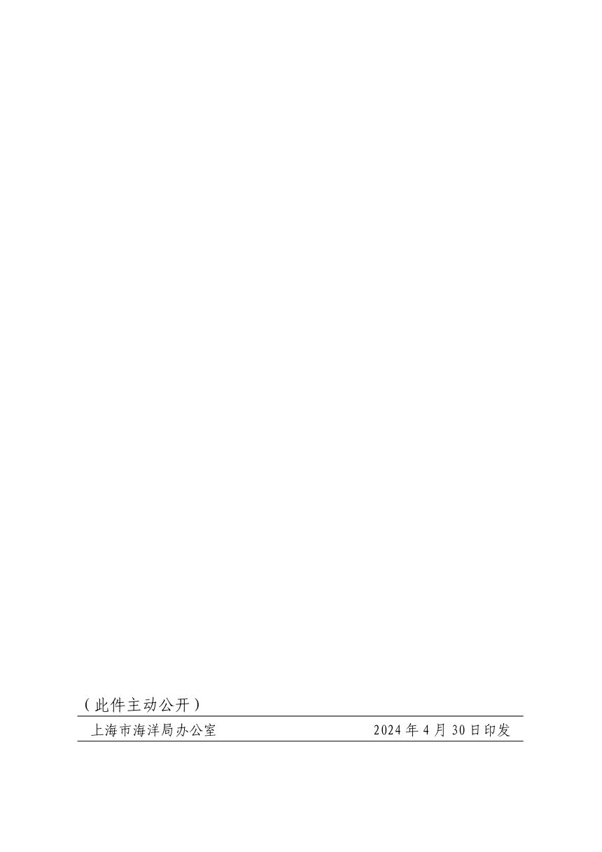上海市海洋局《上海市海域使用论证报告评审工作实施办法》沪海洋规范〔2024〕2号第2页