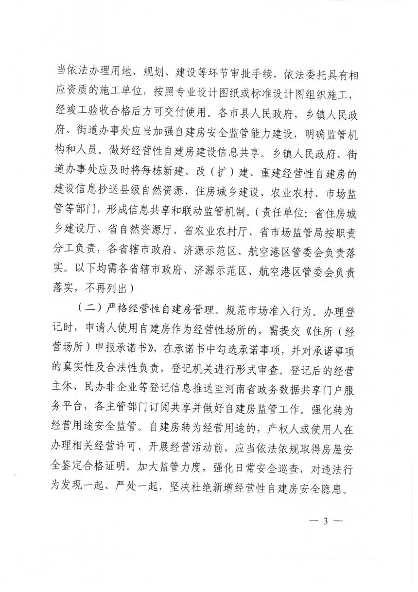 河南省自建房小组《关于加强全省经营性自建房安全管理的实施细则》豫自建房〔2024〕1号第3页