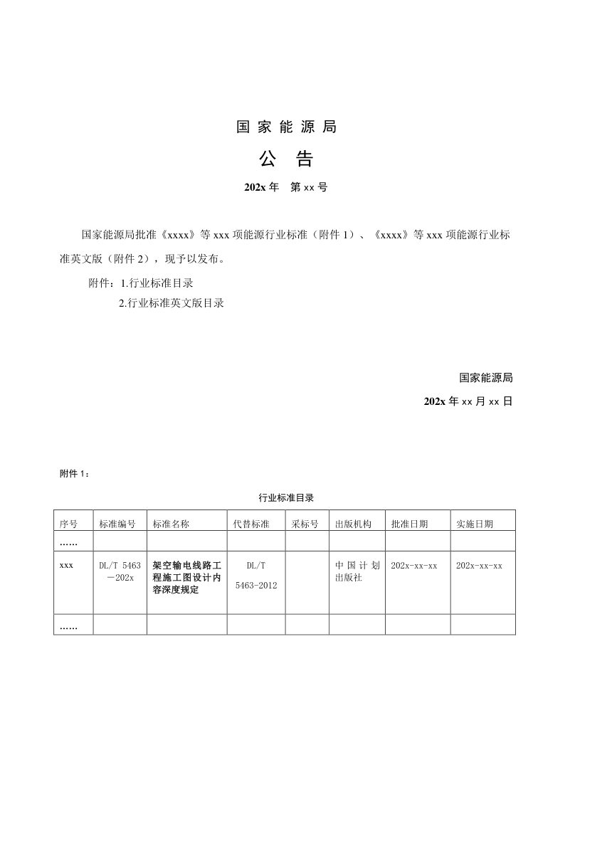 《架空输电线路施工图设计内容深度规定》DL/T 5463-2024（报批稿）第3页