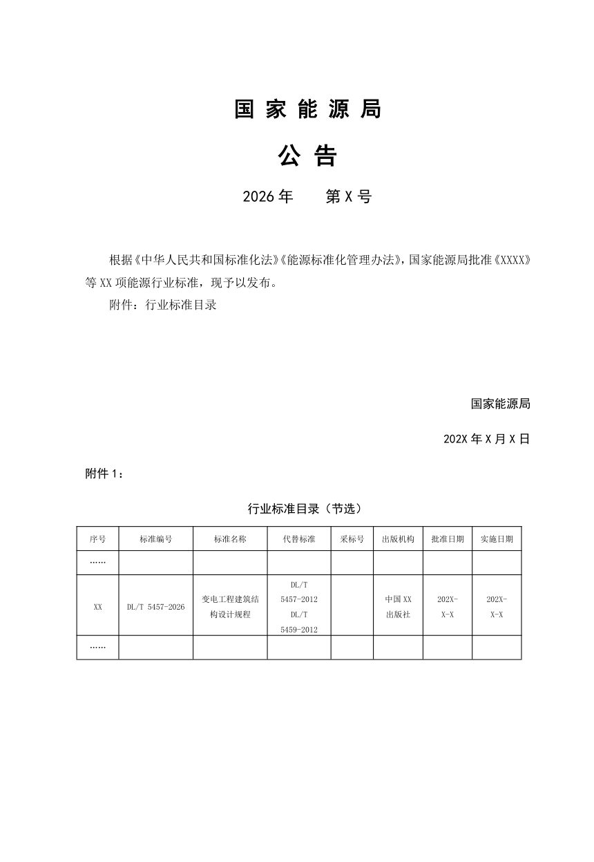 《变电工程建筑结构设计规程》DL/T 5457-2026（报批稿）第3页
