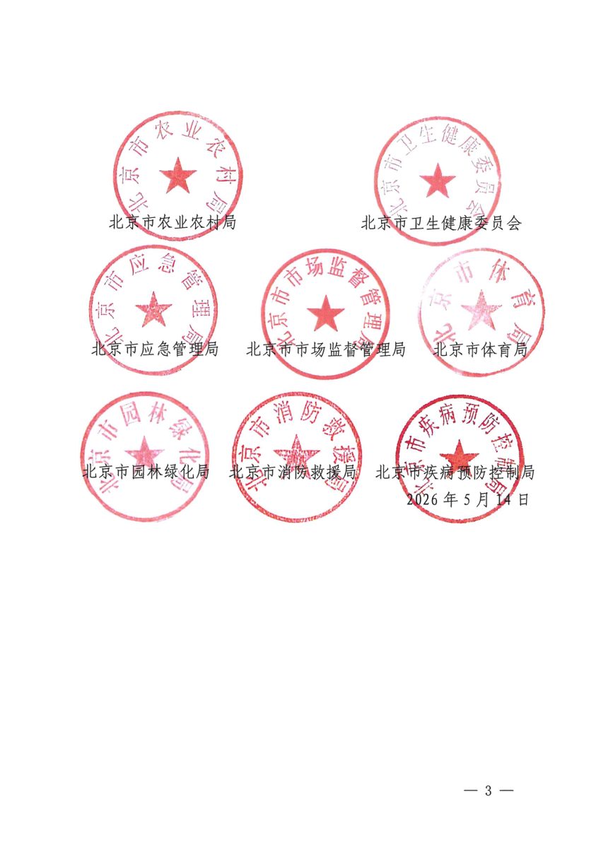 北京市文化和旅游局等十五部门《北京市帐篷露营地管理办法》京文旅〔2026〕32号第3页