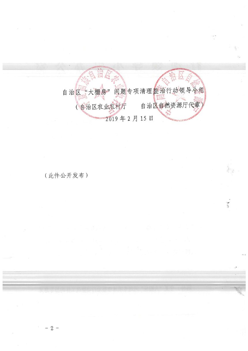 宁夏“大棚房”问题专项清理整治行动整改工作的指导意见第2页