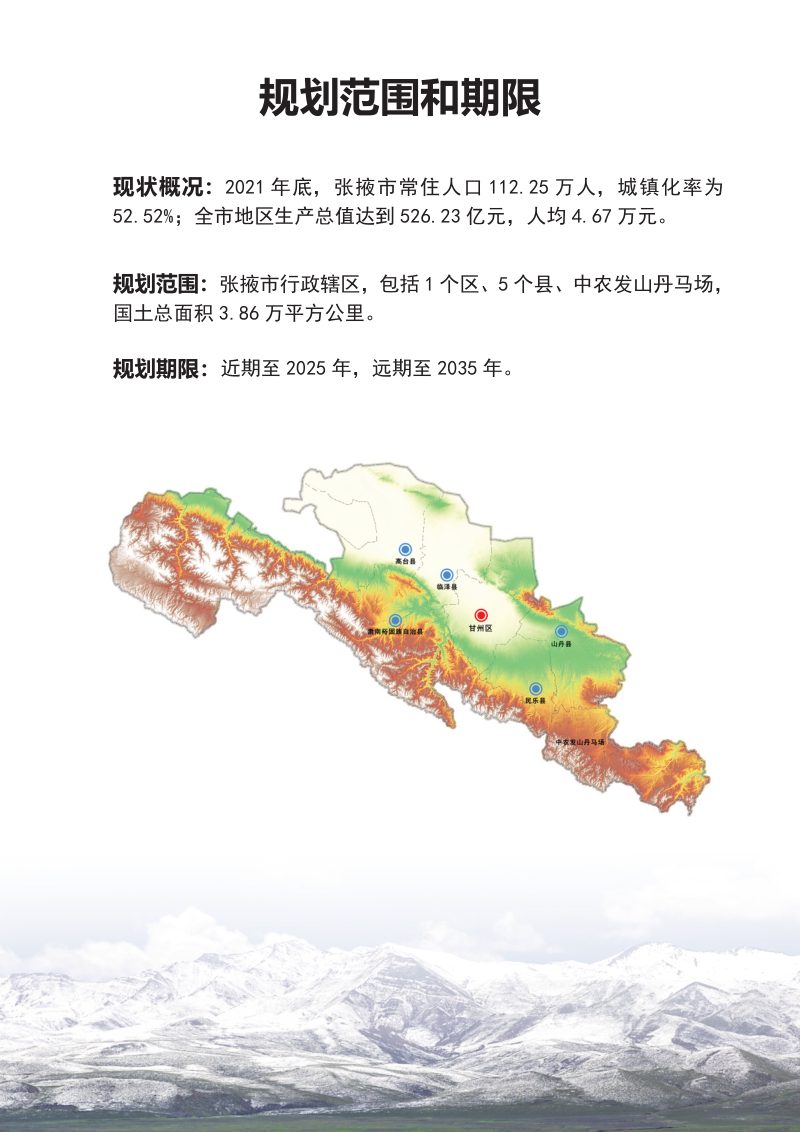 甘肃省张掖市国土空间总体规划（2021-2035年）第3页