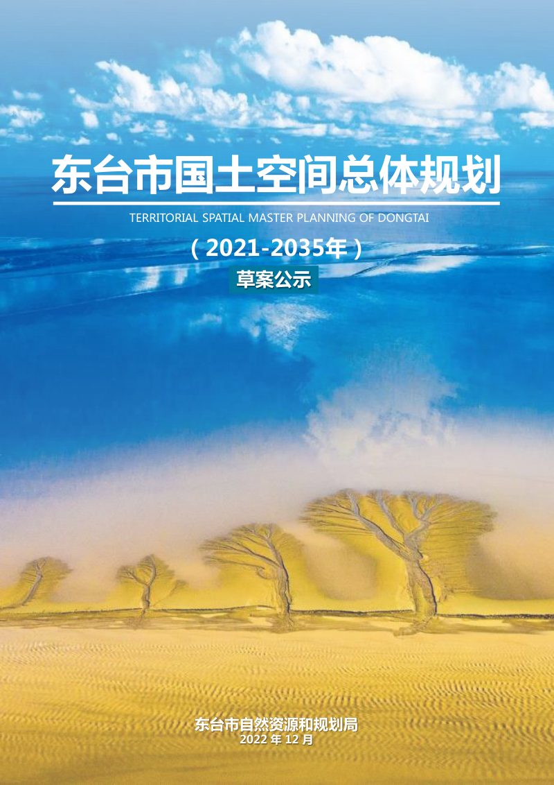 江苏省东台市国土空间总体规划（2021-2035年）第1页
