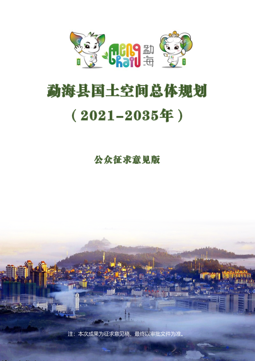 云南省勐海县国土空间总体规划（2021-2035年）-1