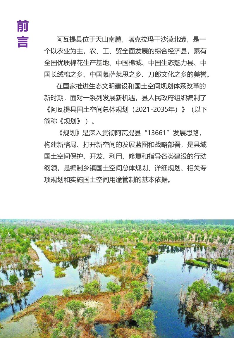 新疆阿瓦提县国土空间总体规划（2021-2035）第2页