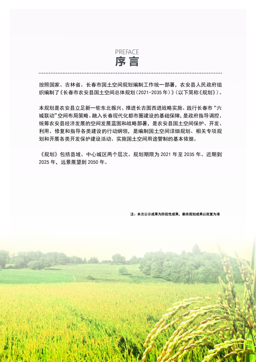 吉林省农安县国土空间总体规划（2021-2035年）-2