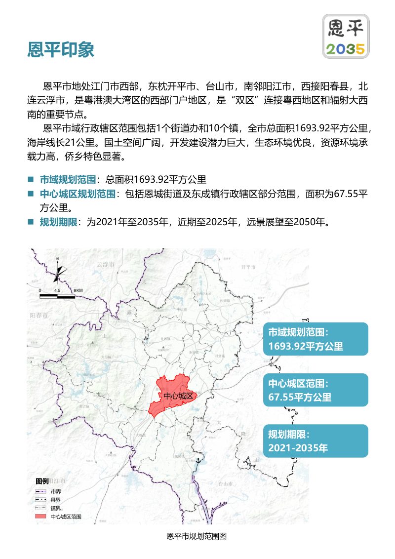 广东省恩平市国土空间总体规划（2021-2035年）第3页