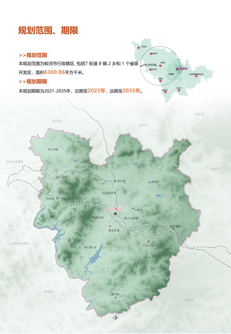 吉林省蛟河市国土空间总体规划（2021-2035年）第3页