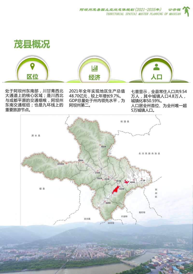 四川省茂县国土空间总体规划（2021-2035年）第3页