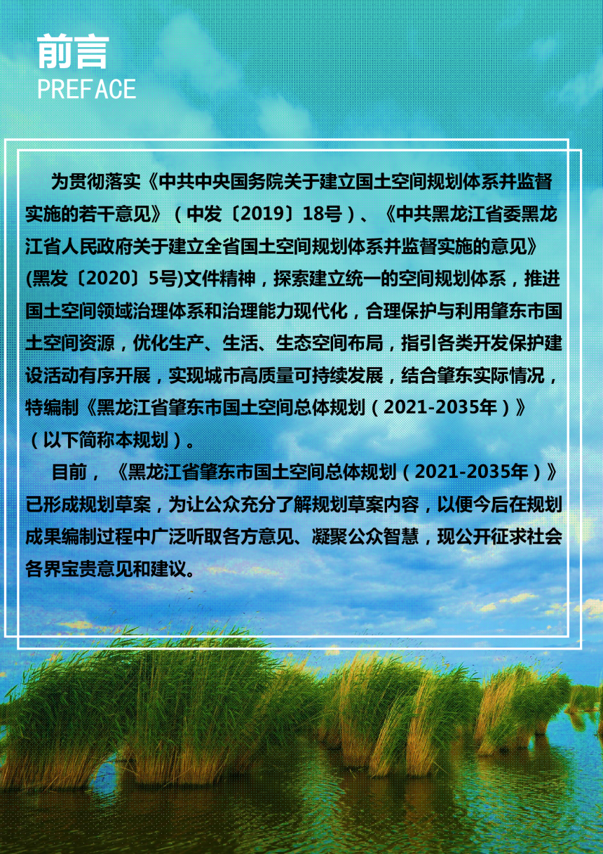 黑龙江省肇东市国土空间总体规划 （2021-2035年-2