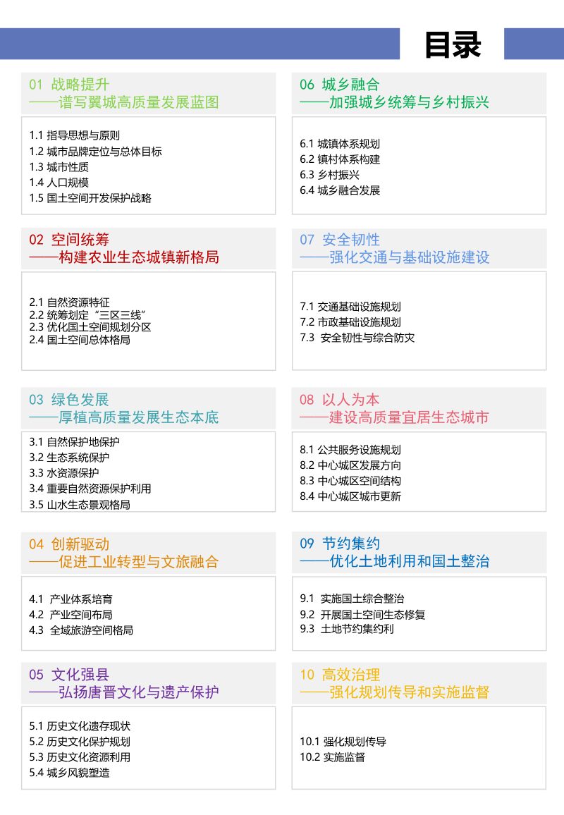 山西省翼城县国土空间总体规划（2021-2035年）第3页