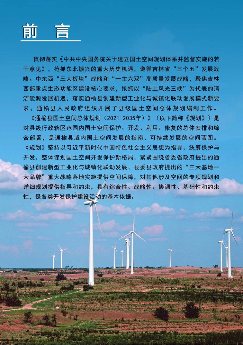 吉林省通榆县国土空间总体规划（2021-2035年）第2页