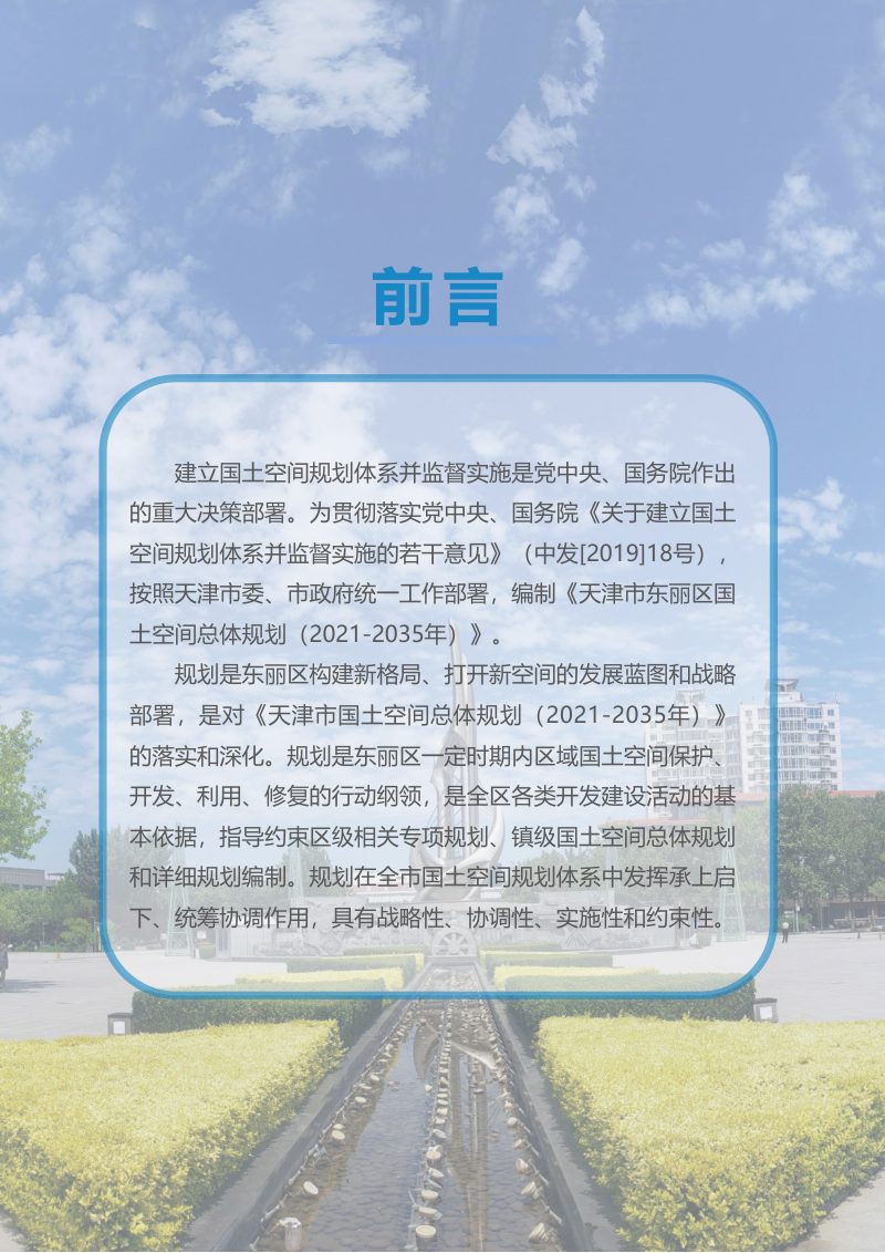天津市东丽区国土空间总体规划（2021-2035年）第2页