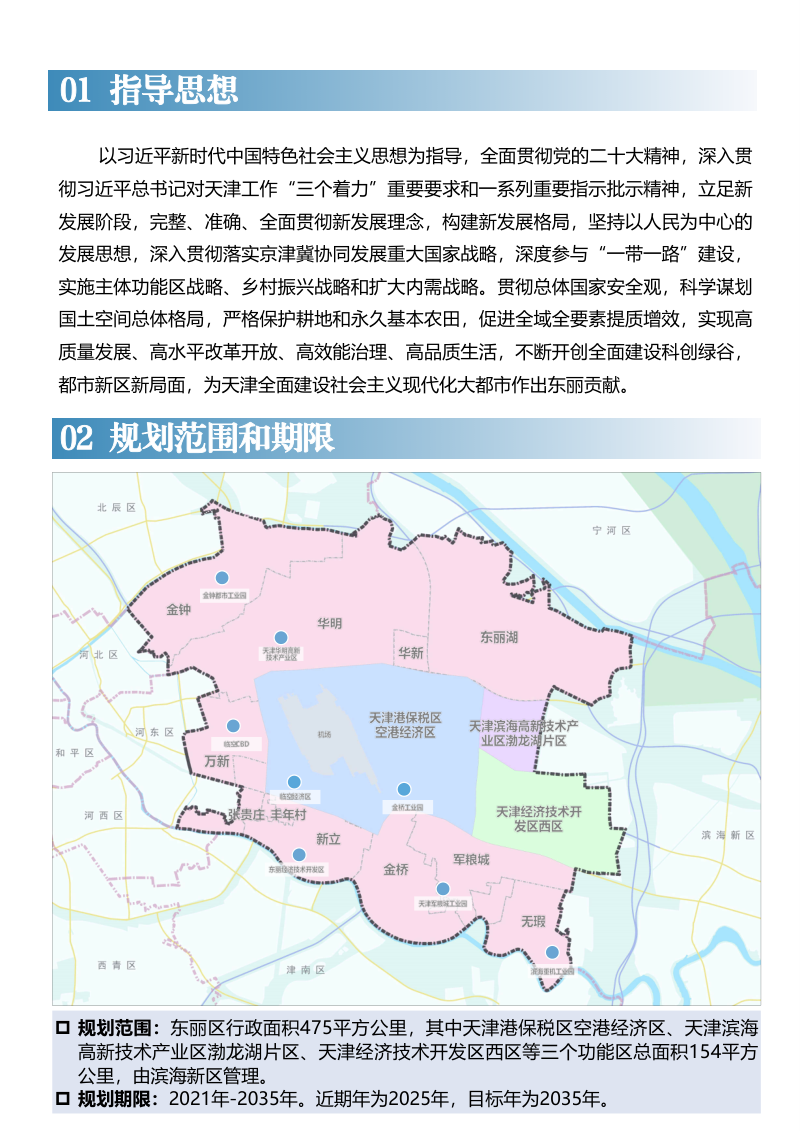 天津市东丽区国土空间总体规划（2021-2035年）第3页