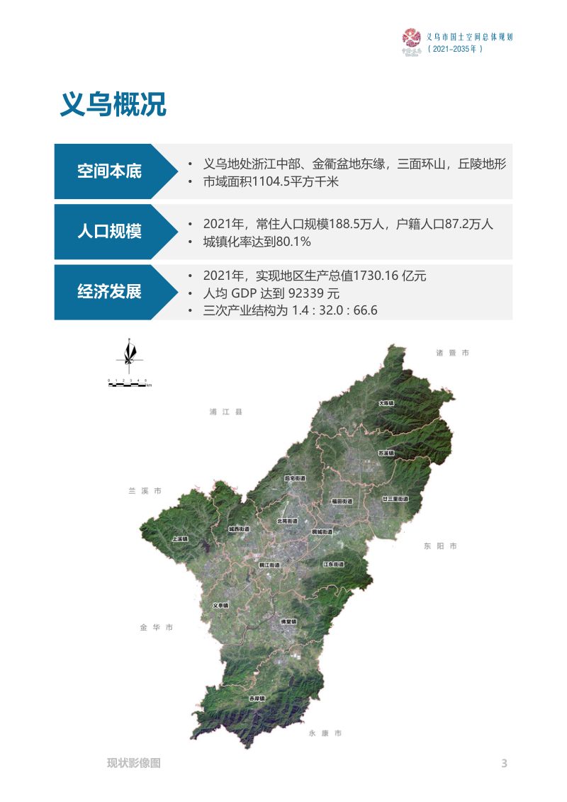 浙江省义乌市国土空间总体规划（2021-2035年）第3页