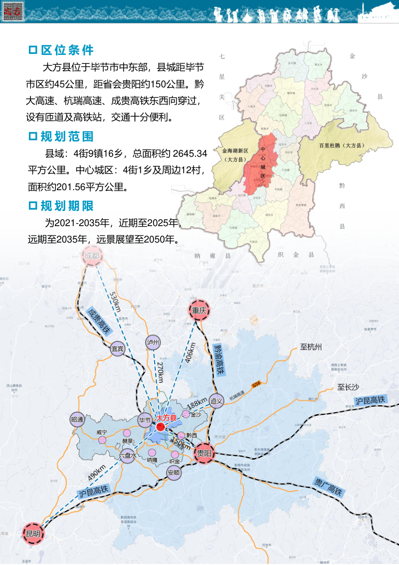 贵州省大方县国土空间总体规划（2021-2035年）第3页