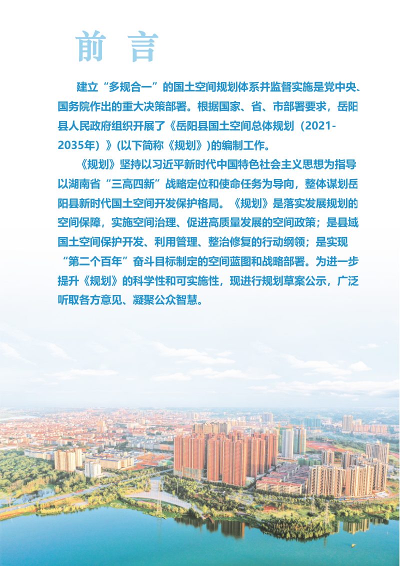 湖南省岳阳县国土空间总体规划（2021-2035年）第2页