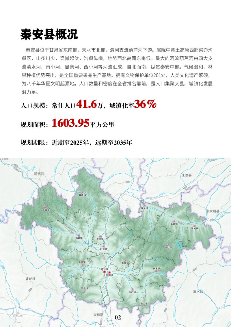 甘肃省秦安县国土空间总体规划（2021-2035年）第3页