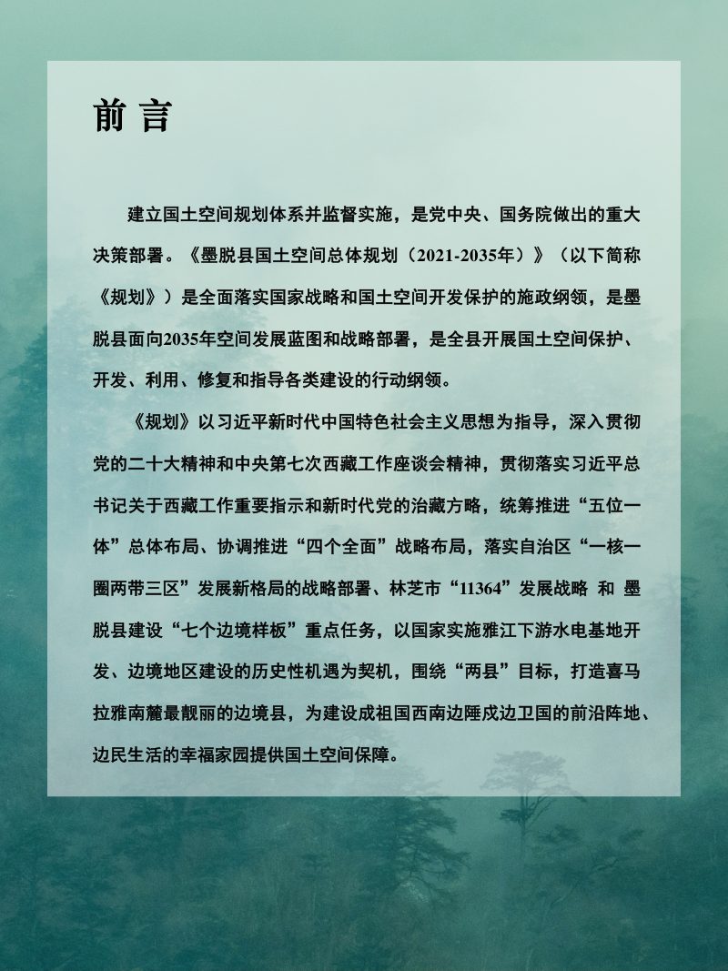 西藏自治区墨脱县国土空间总体规划（2021-2035年）第2页