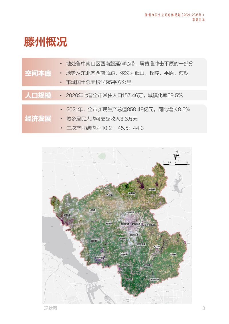 山东省滕州市国土空间总体规划（2021-2035年）第3页