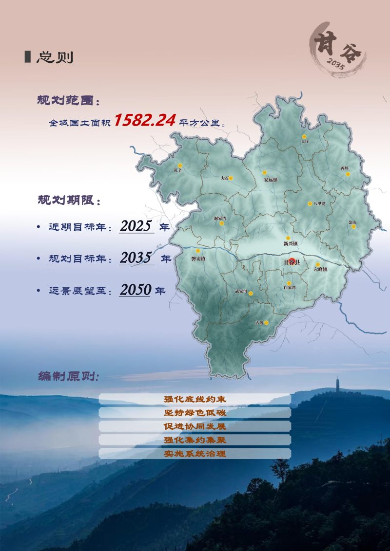 甘肃省甘谷县国土空间总体规划（2021-2035年）第3页