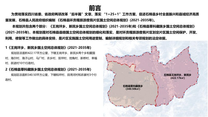 石棉县环贡嘎旅游度假片区国土空间总体规划（2021-2035）第2页