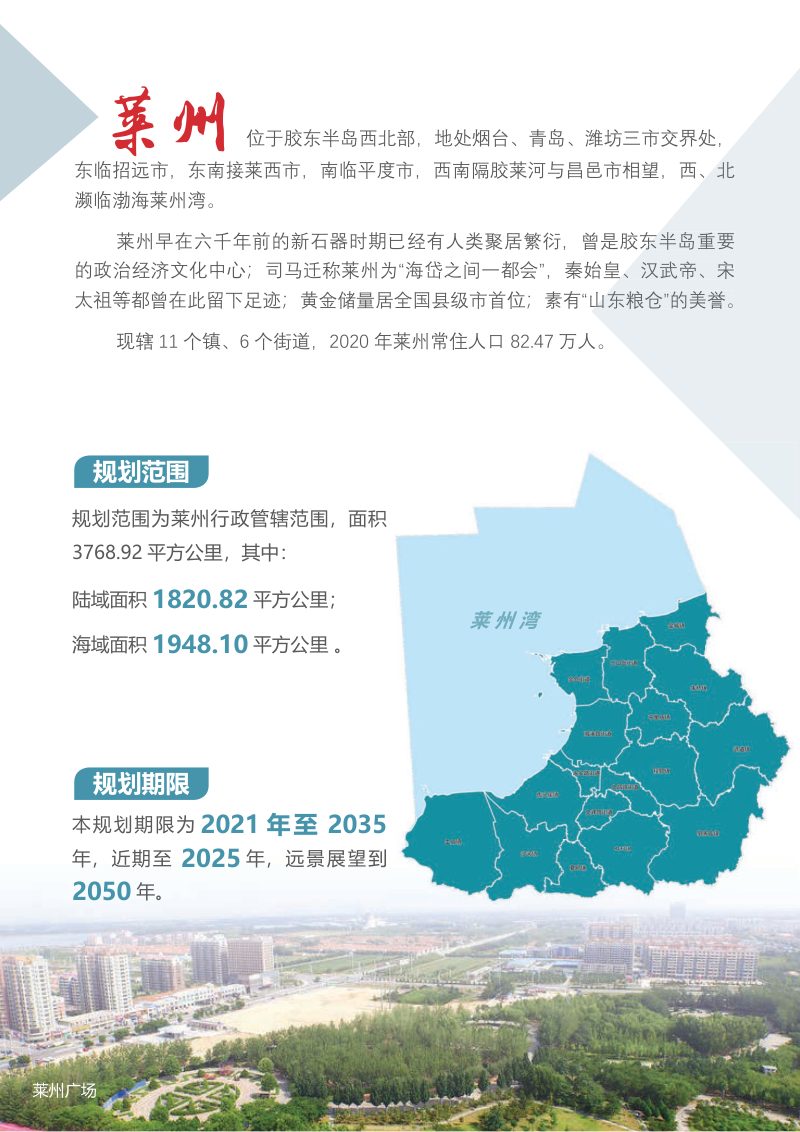 山东省莱州市国土空间总体规划（2021-2035年）第3页